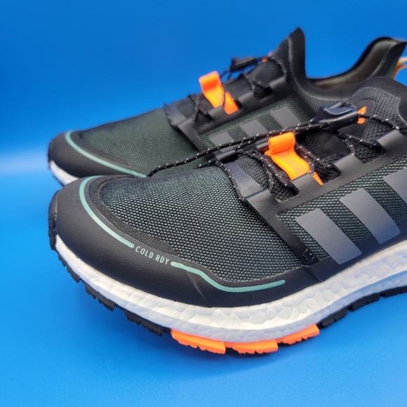 Adidas UltraBoost Cold.RDY Men's Running Shoes Size US 8 Black Orange EG9798 New - Picture 4 of 13